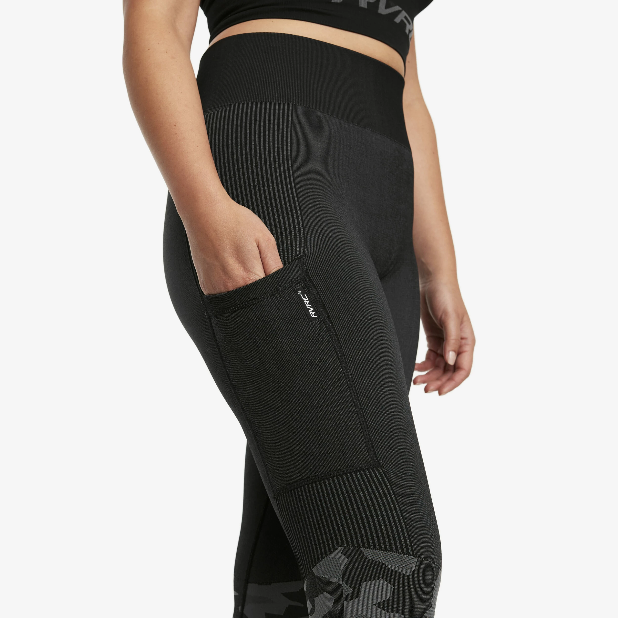 Descent Seamless Leggings Women Black - Image 4