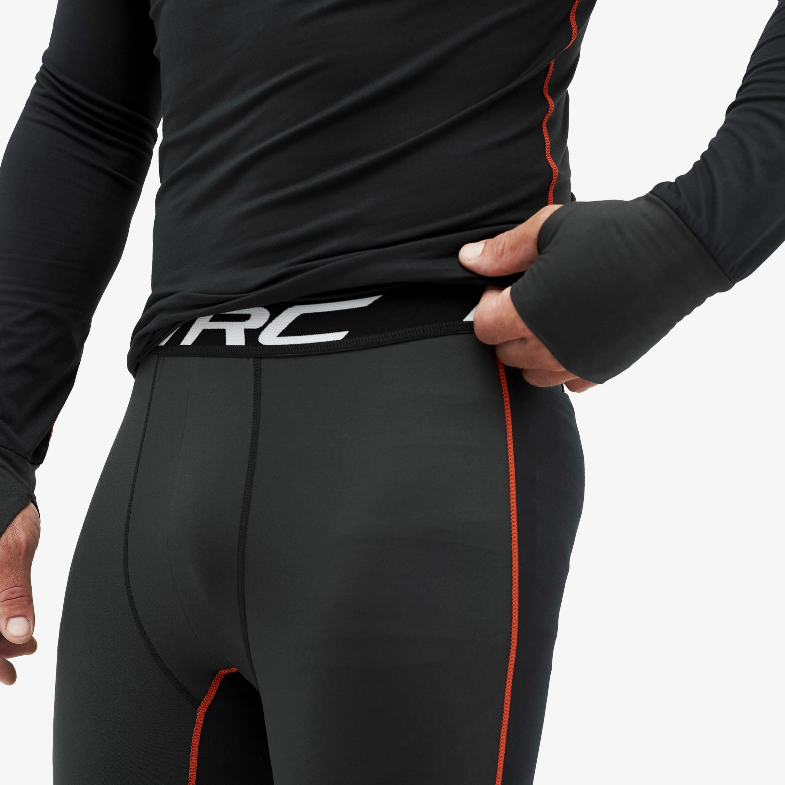 Sneaky Balaclava Base Layer Set Men Black/Flame - Image 4