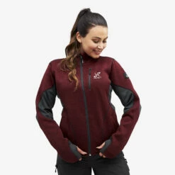 Fusion Fleece Women Bison Red
