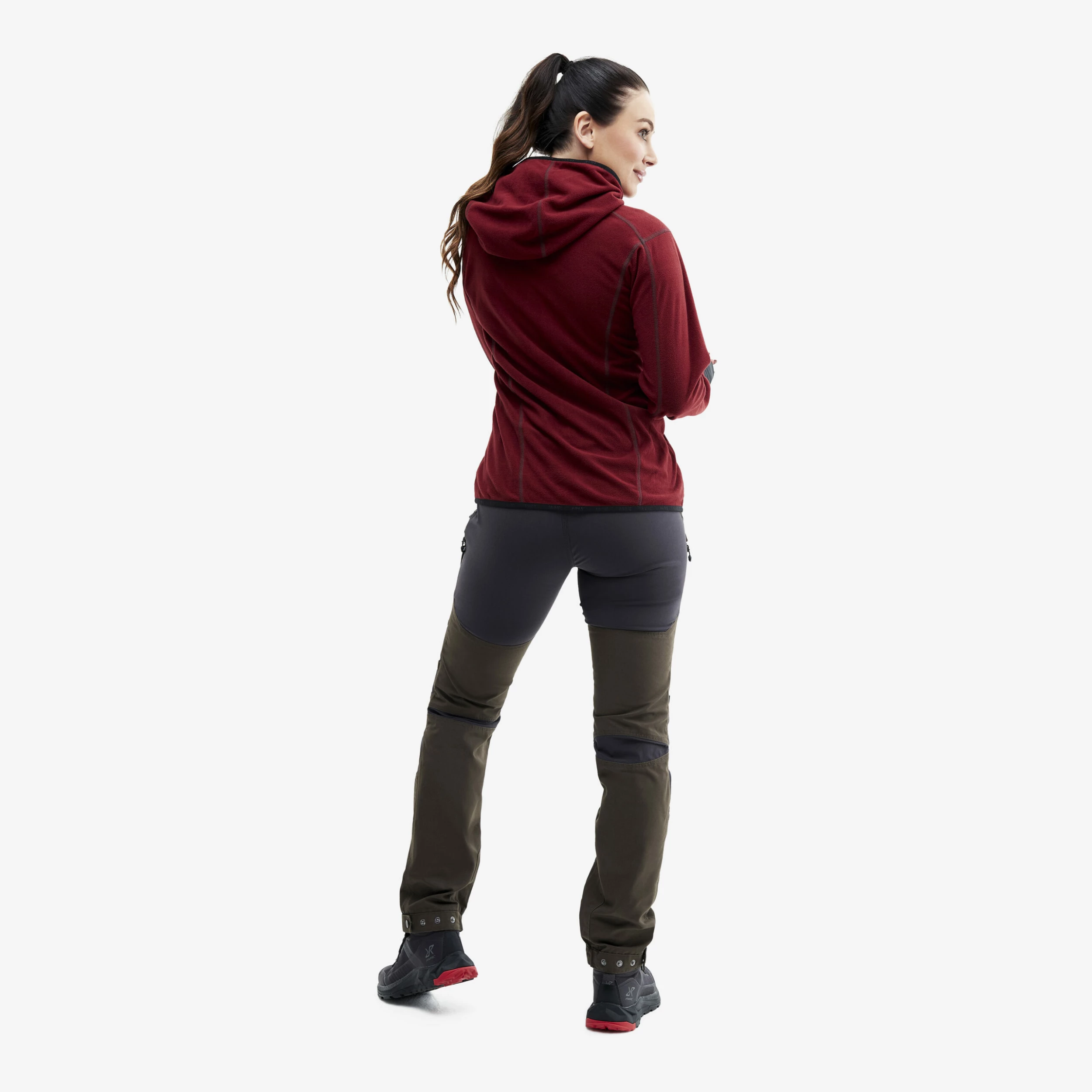 Trekker Hoodie Women Chilli - Image 3