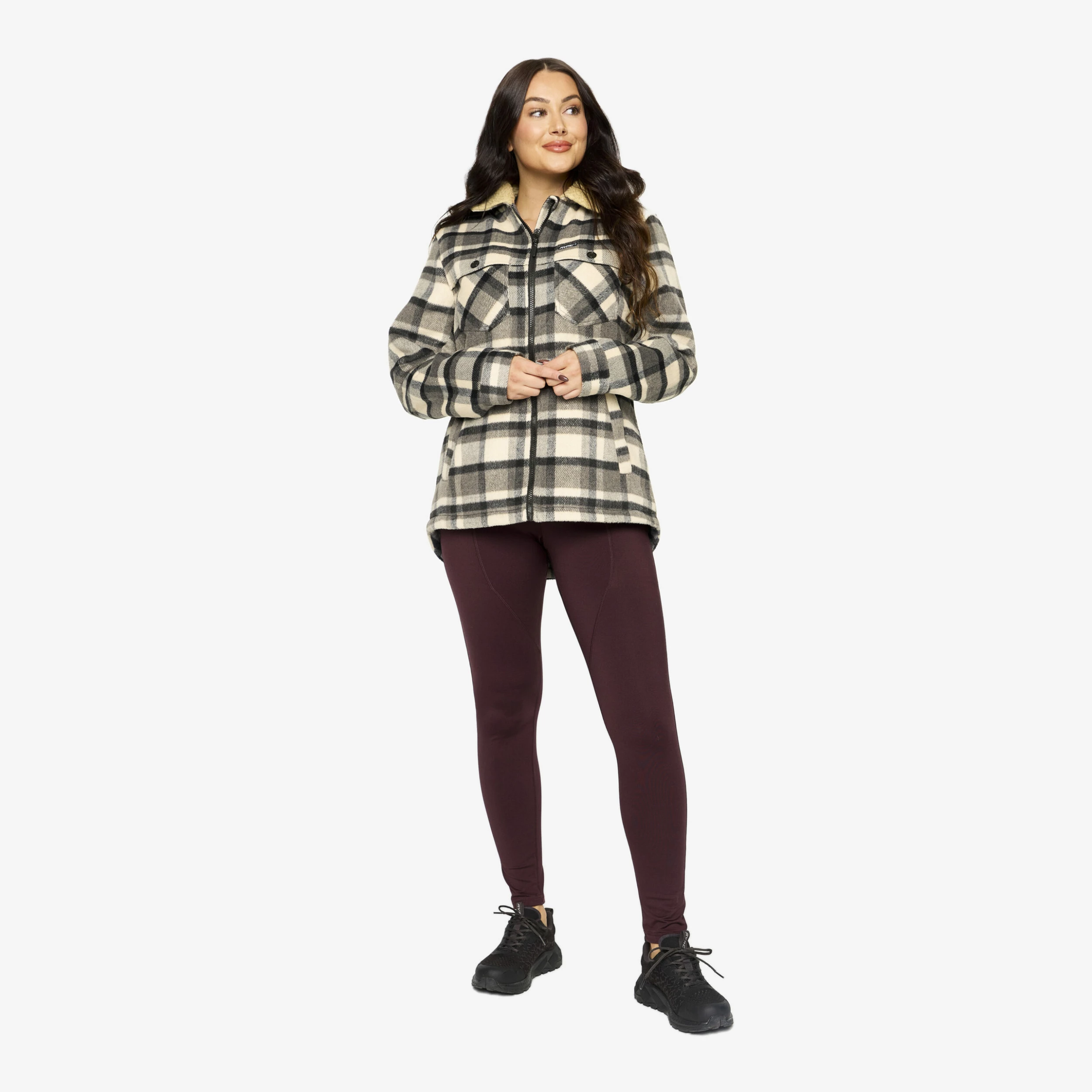 Lumber Jacket Women Tofu/Anthracite - Image 2