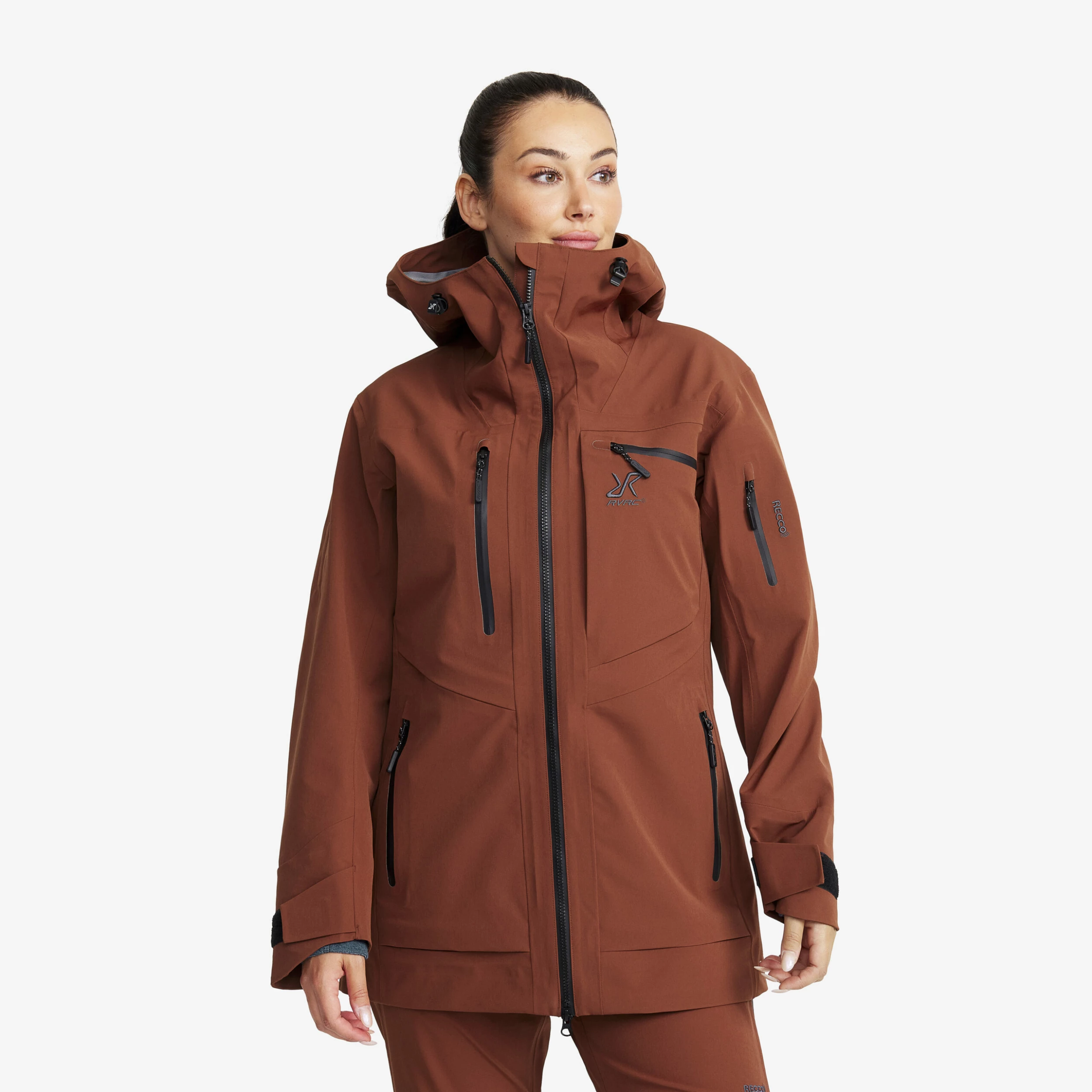 Cyclone Long 3L Jacket Women Smoked Paprika