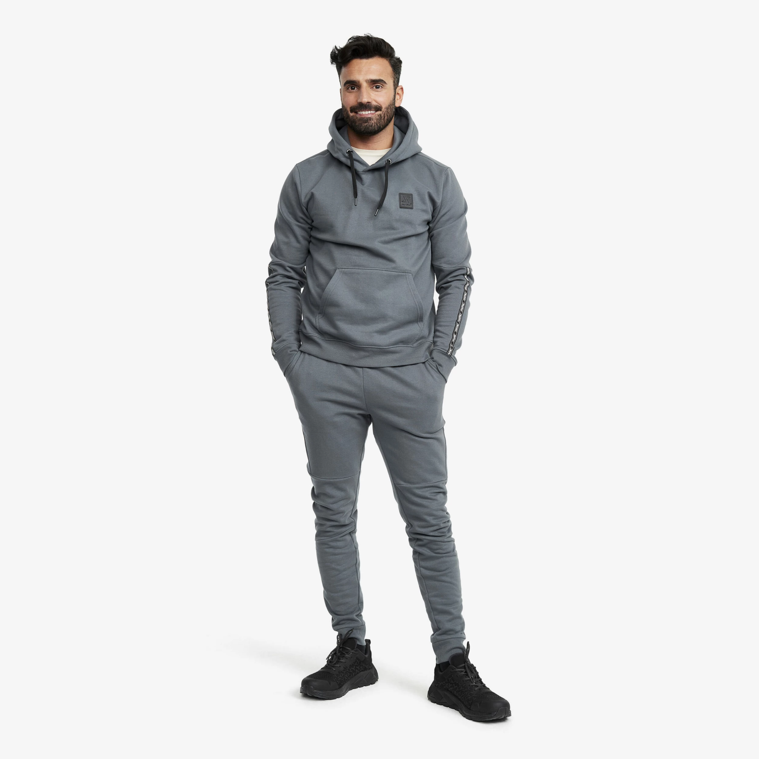 Lounge Logo Hoodie Men Turbulence Blue - Image 2