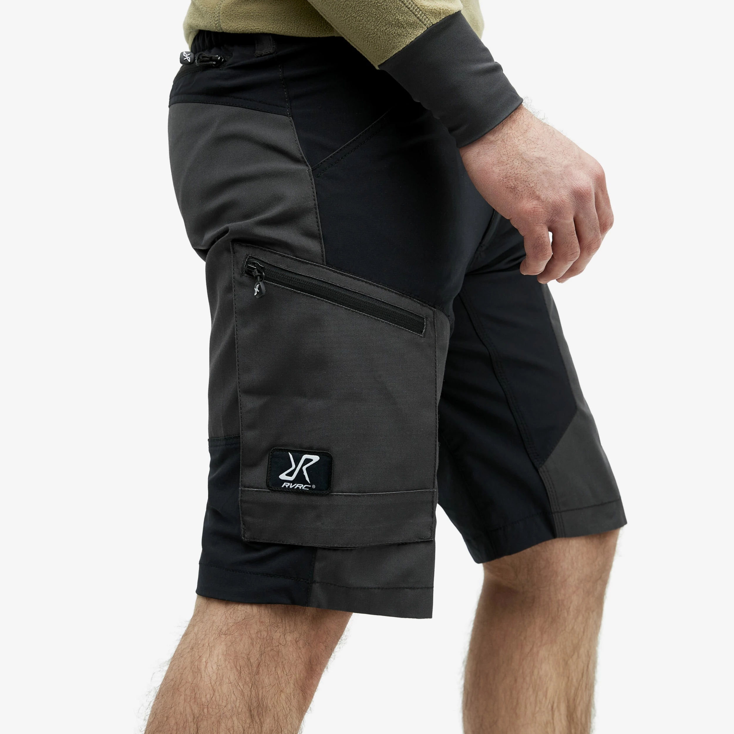 RVRC GP Shorts Men Jetblack - Image 4
