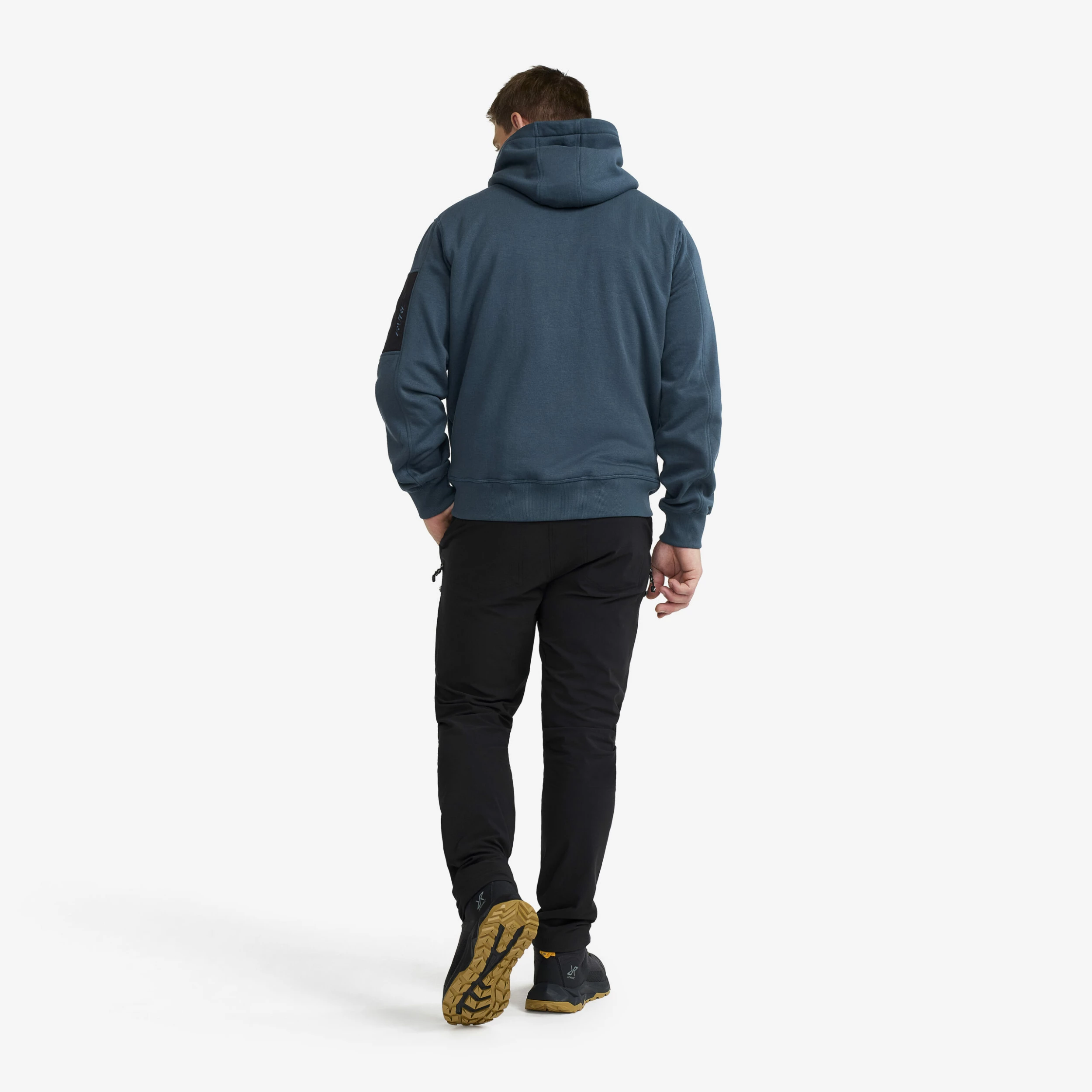Pile Lined Hoodie Men Moonlit Ocean - Image 3