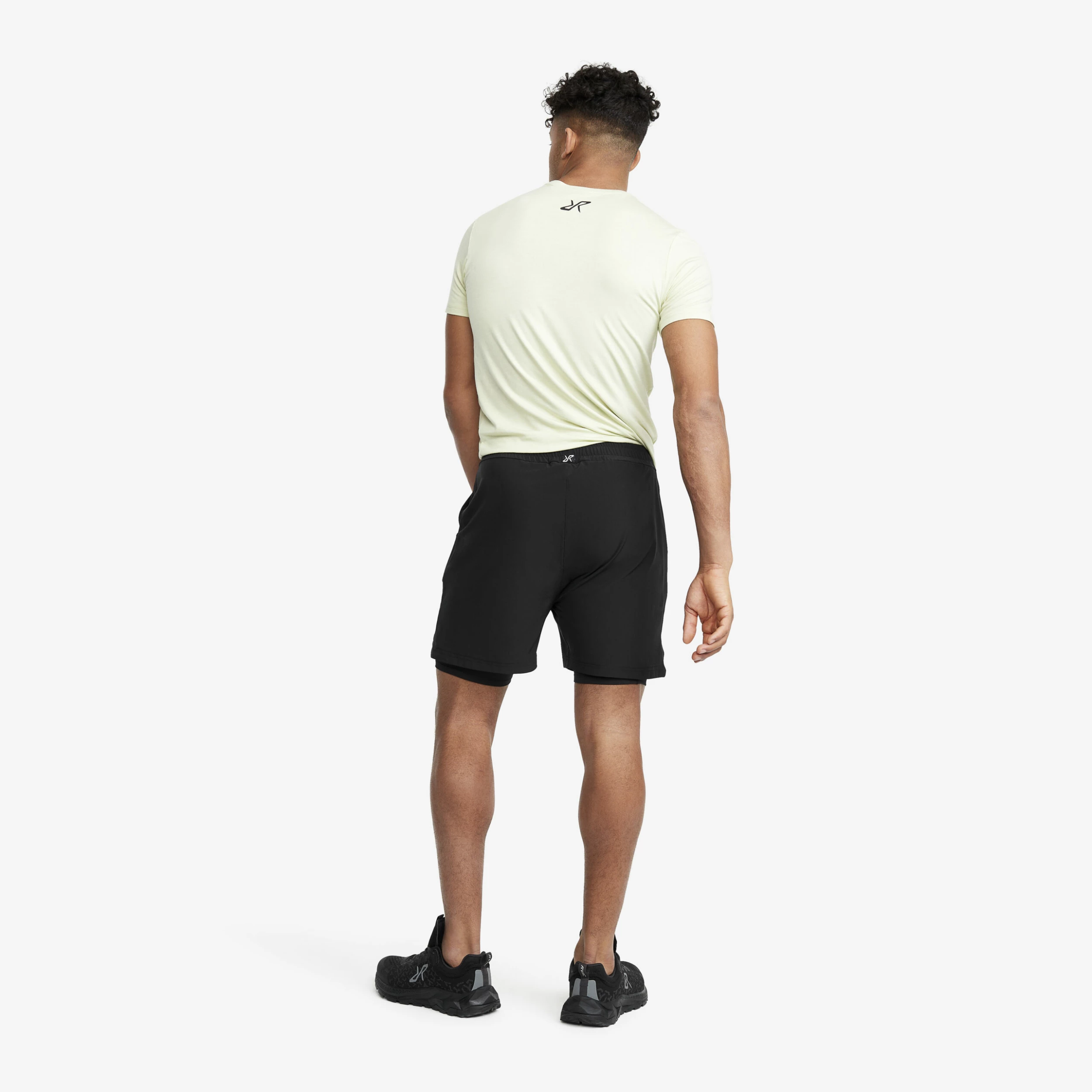 2-in-1 Shorts Men Black - Image 3