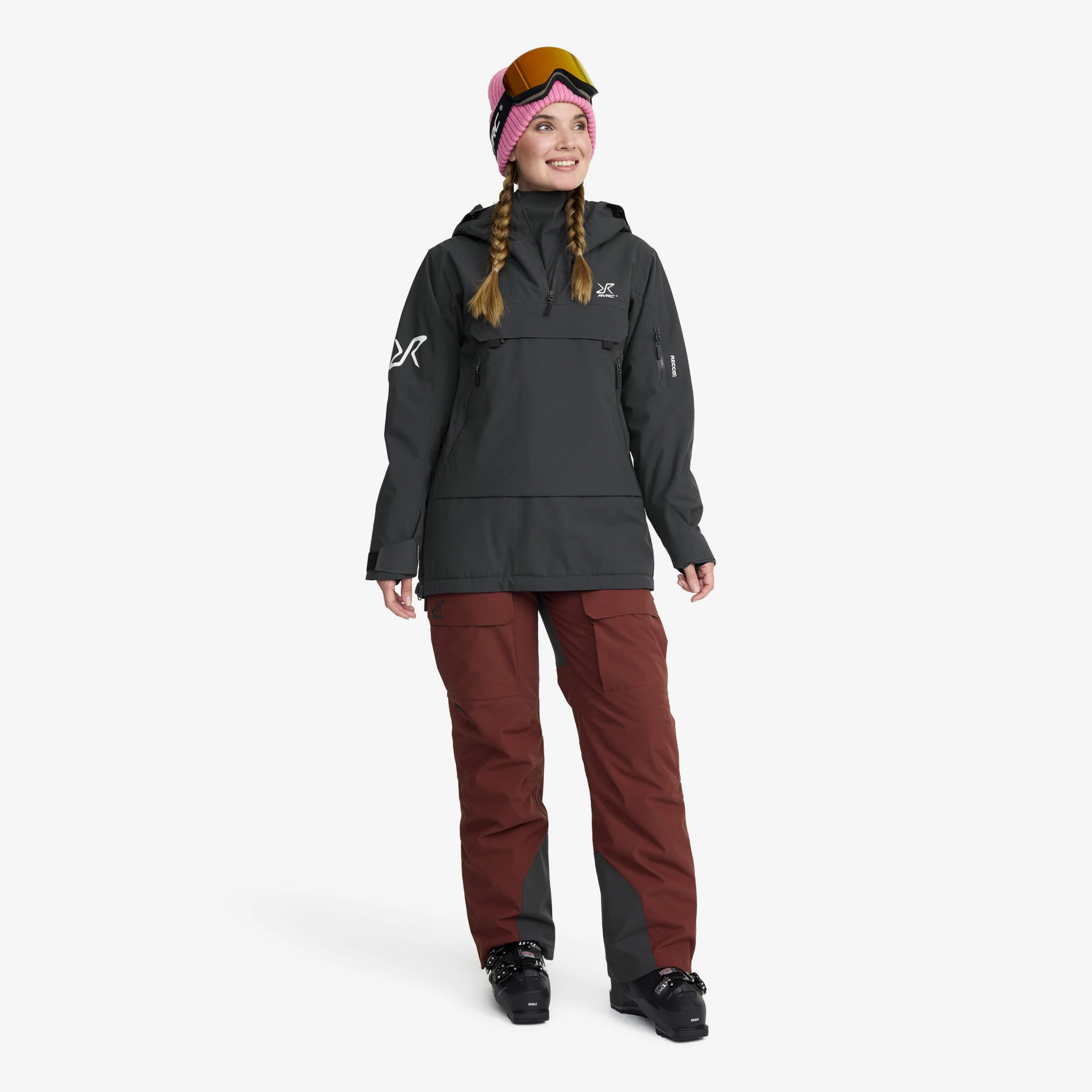 Halo 2L Insulated Ski Anorak Women Anthracite - Image 2