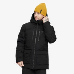 Outdoor Parka Men Black