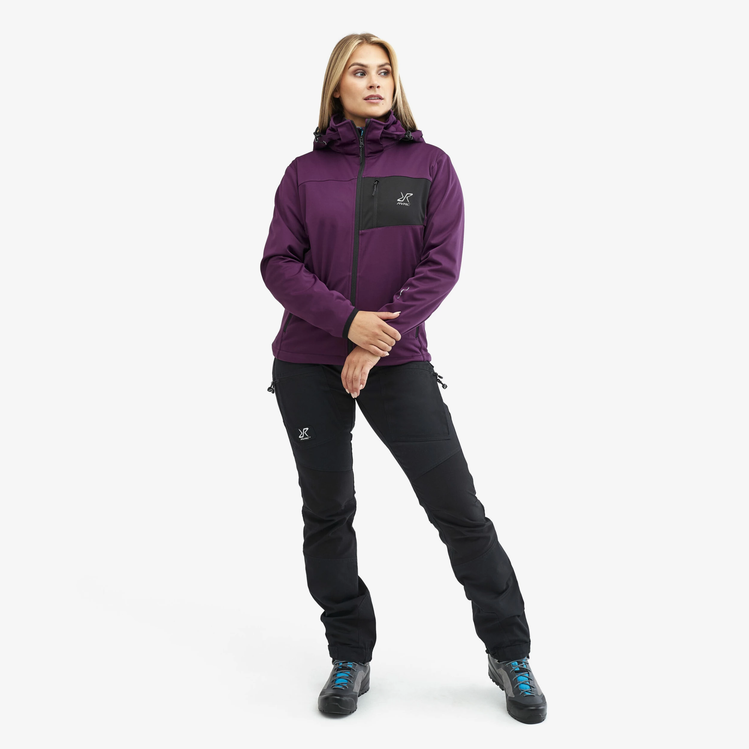 Hybrid Jacket 2.0 Women Dark Purple Rain - Image 2