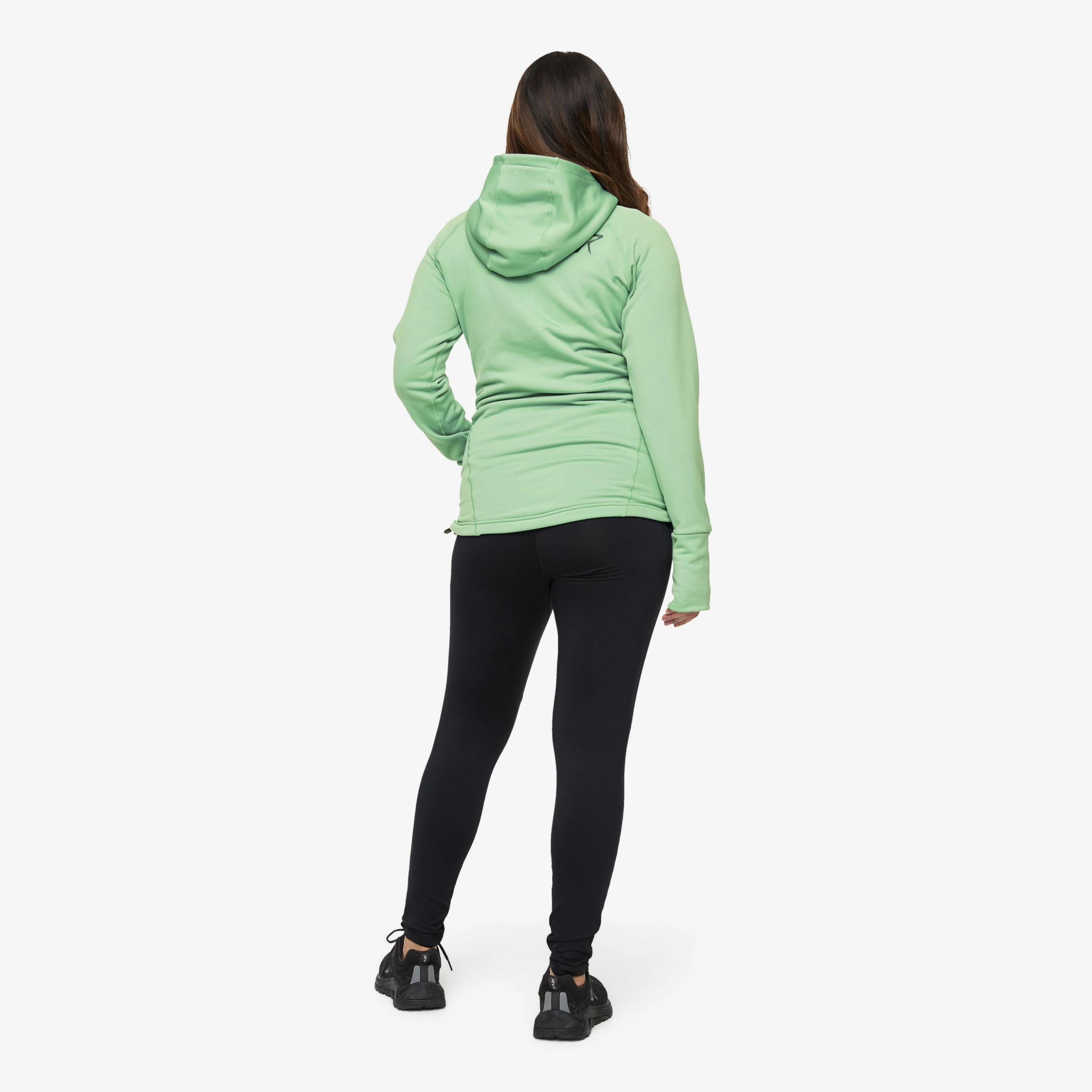Illusion Hoodie Women Malachite Green - Image 3