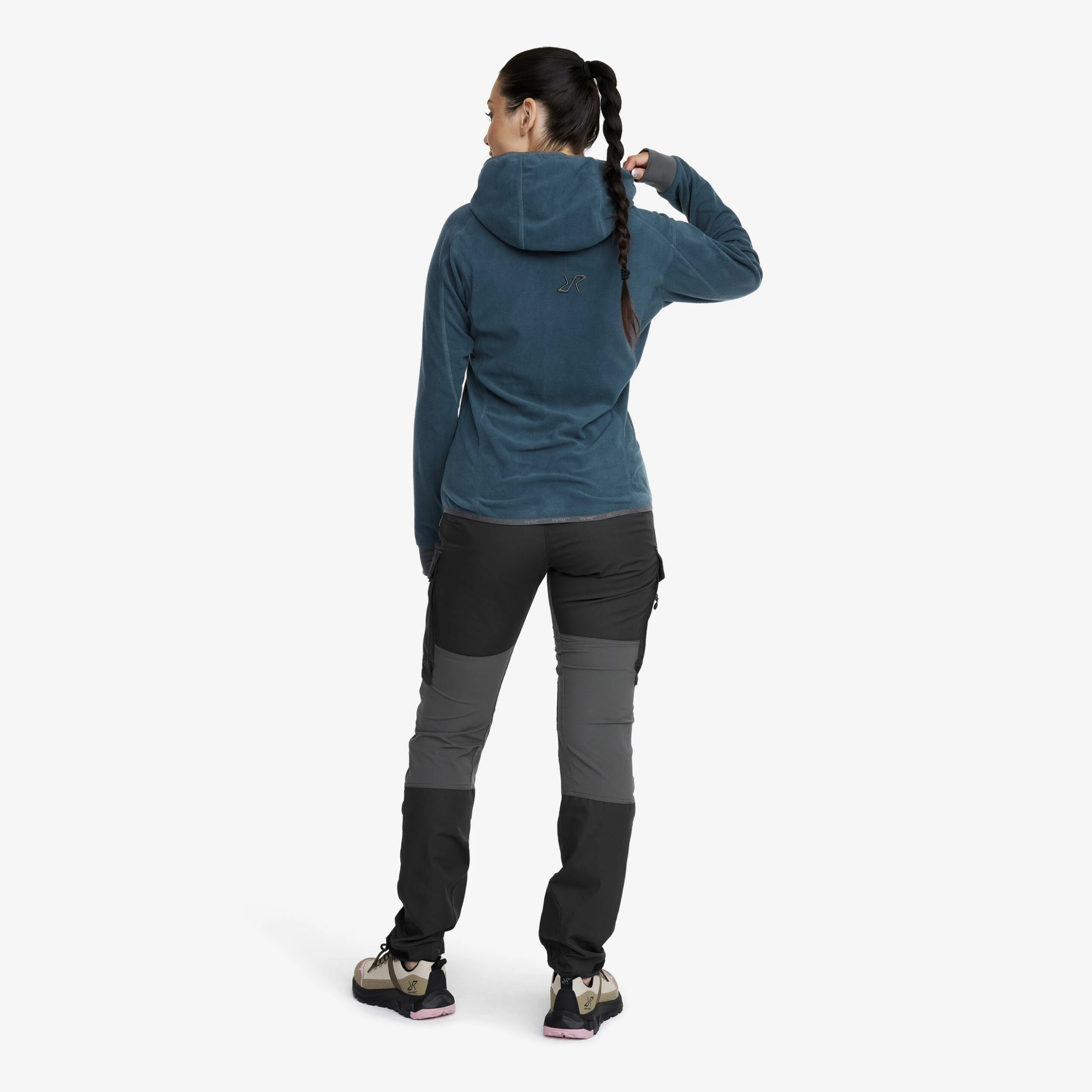Trekker Hoodie Women Moonlit Ocean - Image 3
