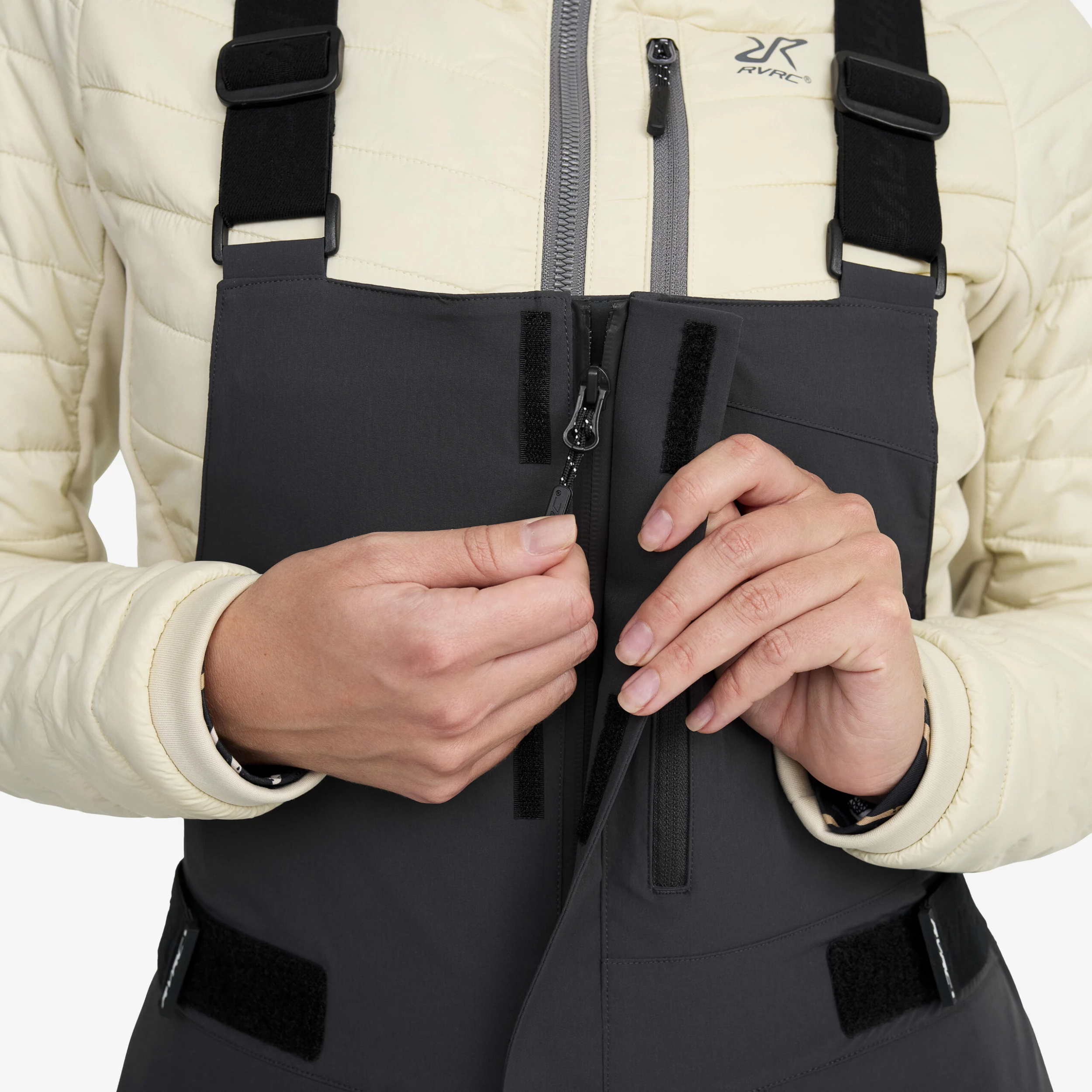 Atlas 3L Ski Bib Trousers Women Anthracite - Image 3