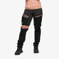 RVRC GP Pro Zip-off Trousers Women Anthracite/Burnt Coral