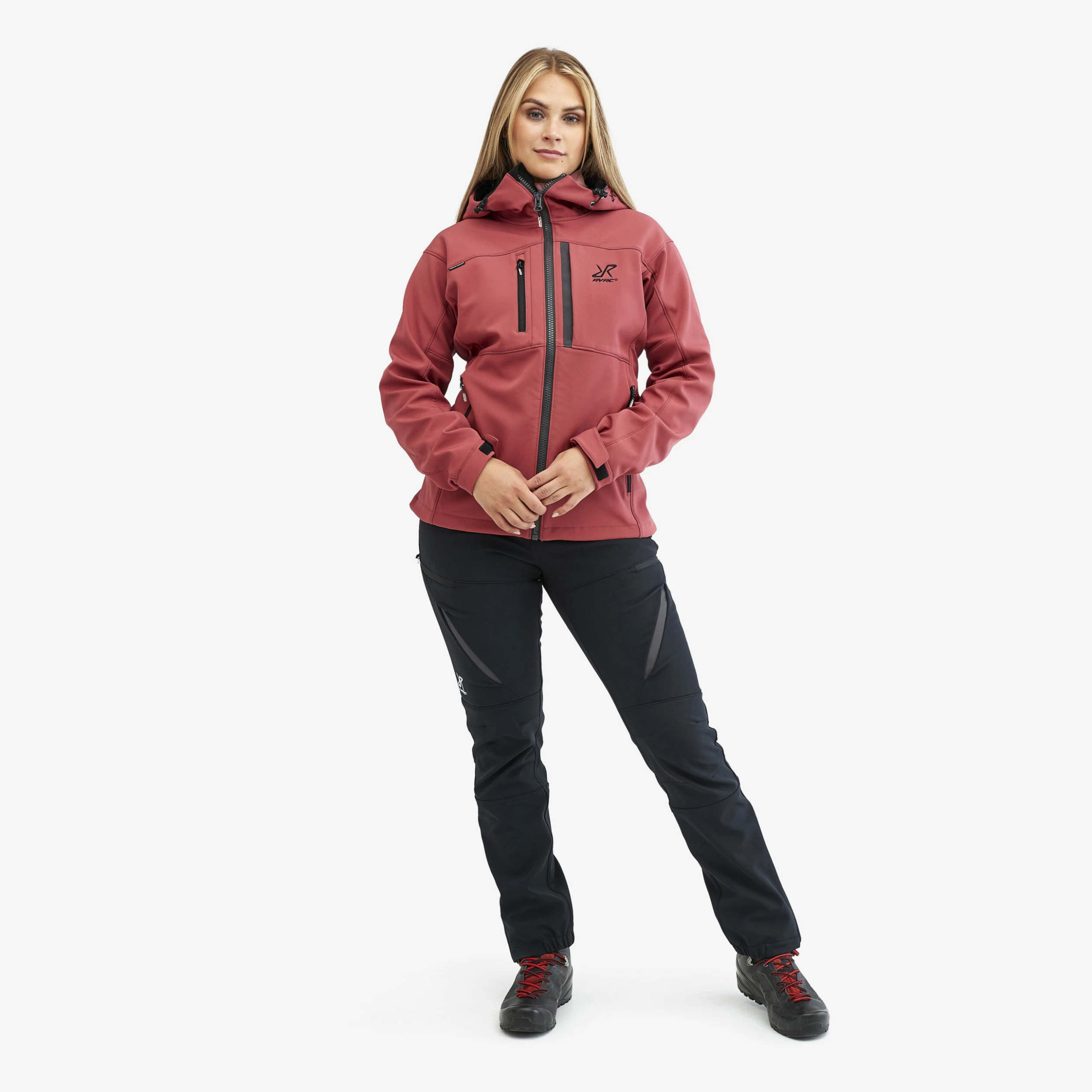 Hiball Jacket Women Earth Red - Image 2