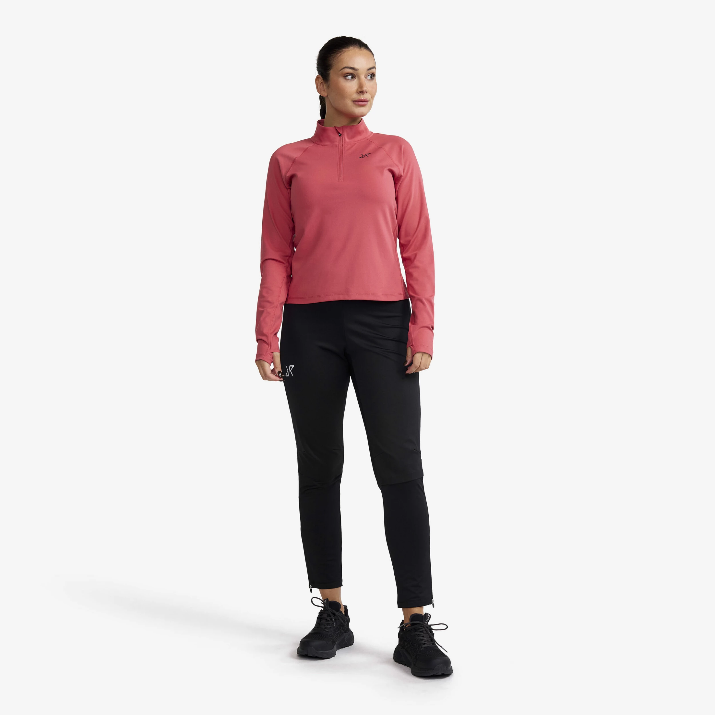 Prep Half-zip Top Women Holly Berry - Image 2
