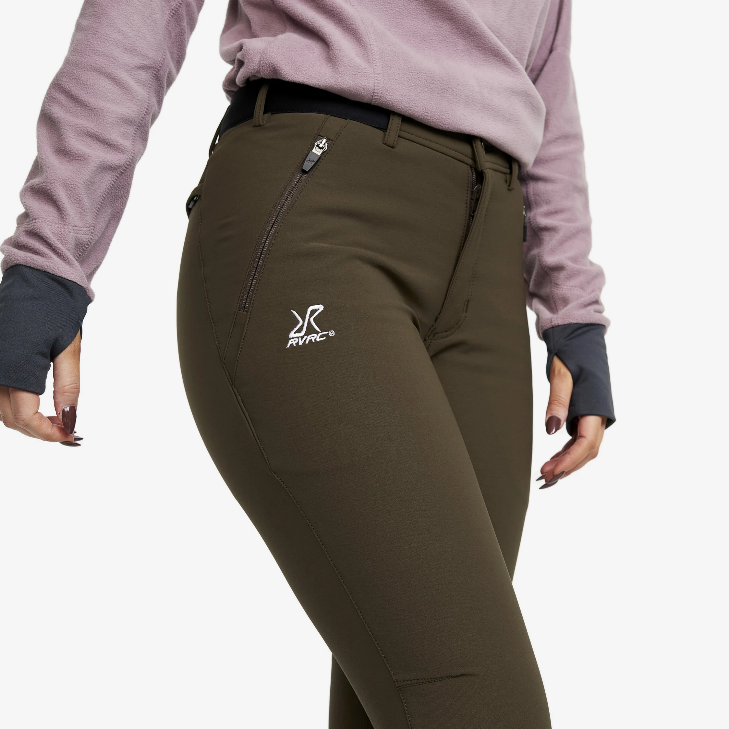 Daybreak Trousers Women Mud - Image 4