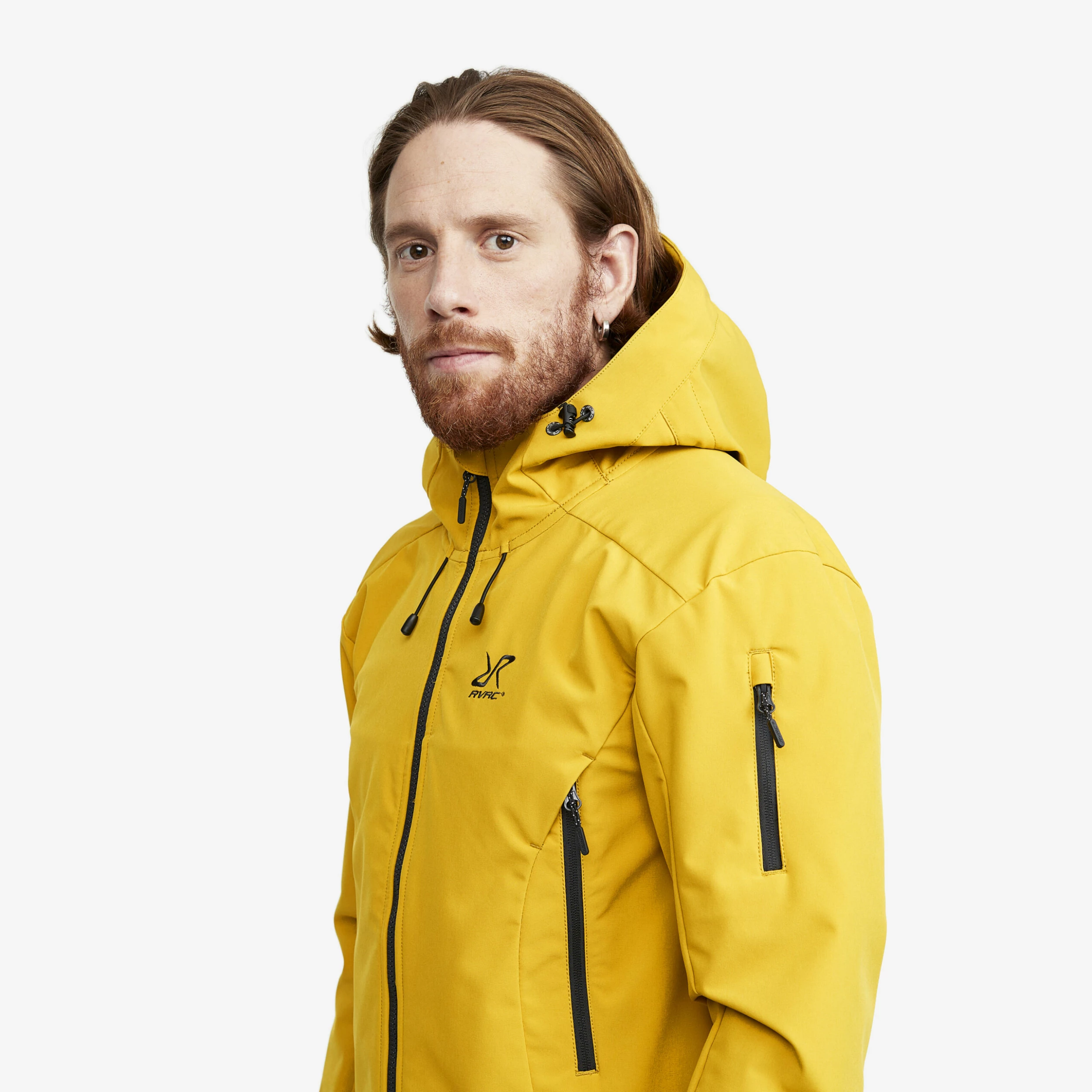 Reckon Softshell Jacket Men Lemon Curry - Image 4