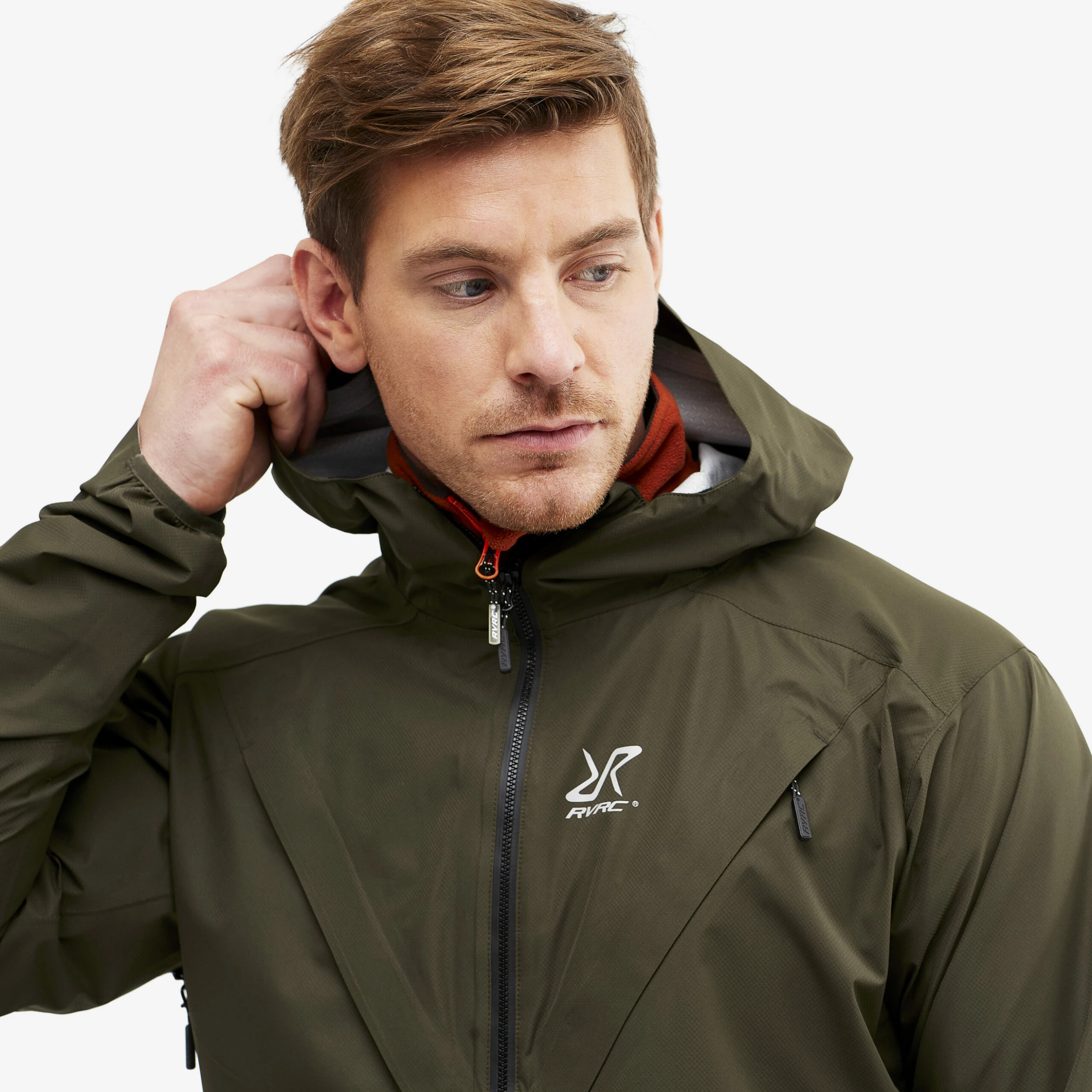 Typhoon Jacket Men Mud - Image 4