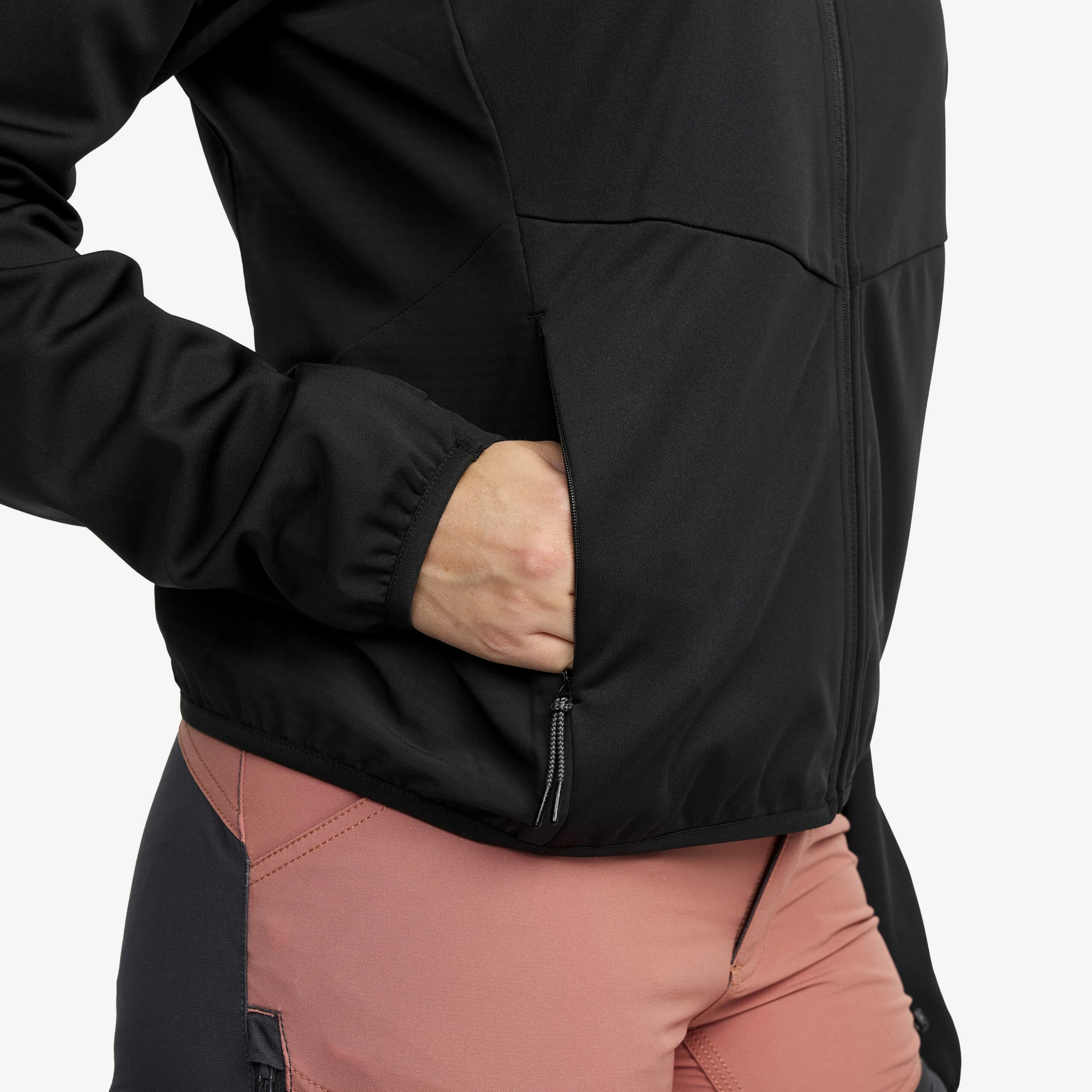 Pace Hooded Wind Jacket Women Black - Image 8