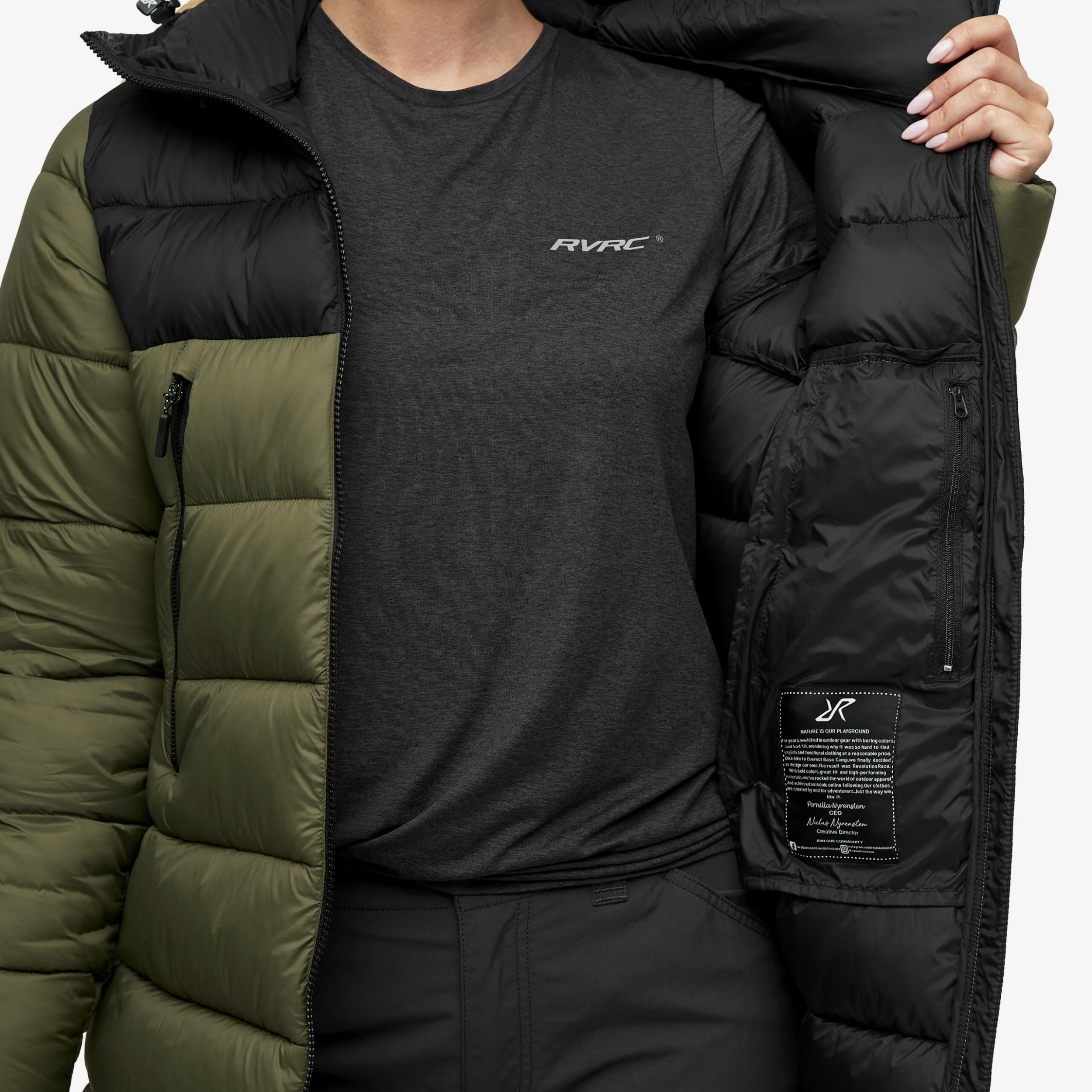 Mongoose Jacket Women Burnt Olive - Image 6