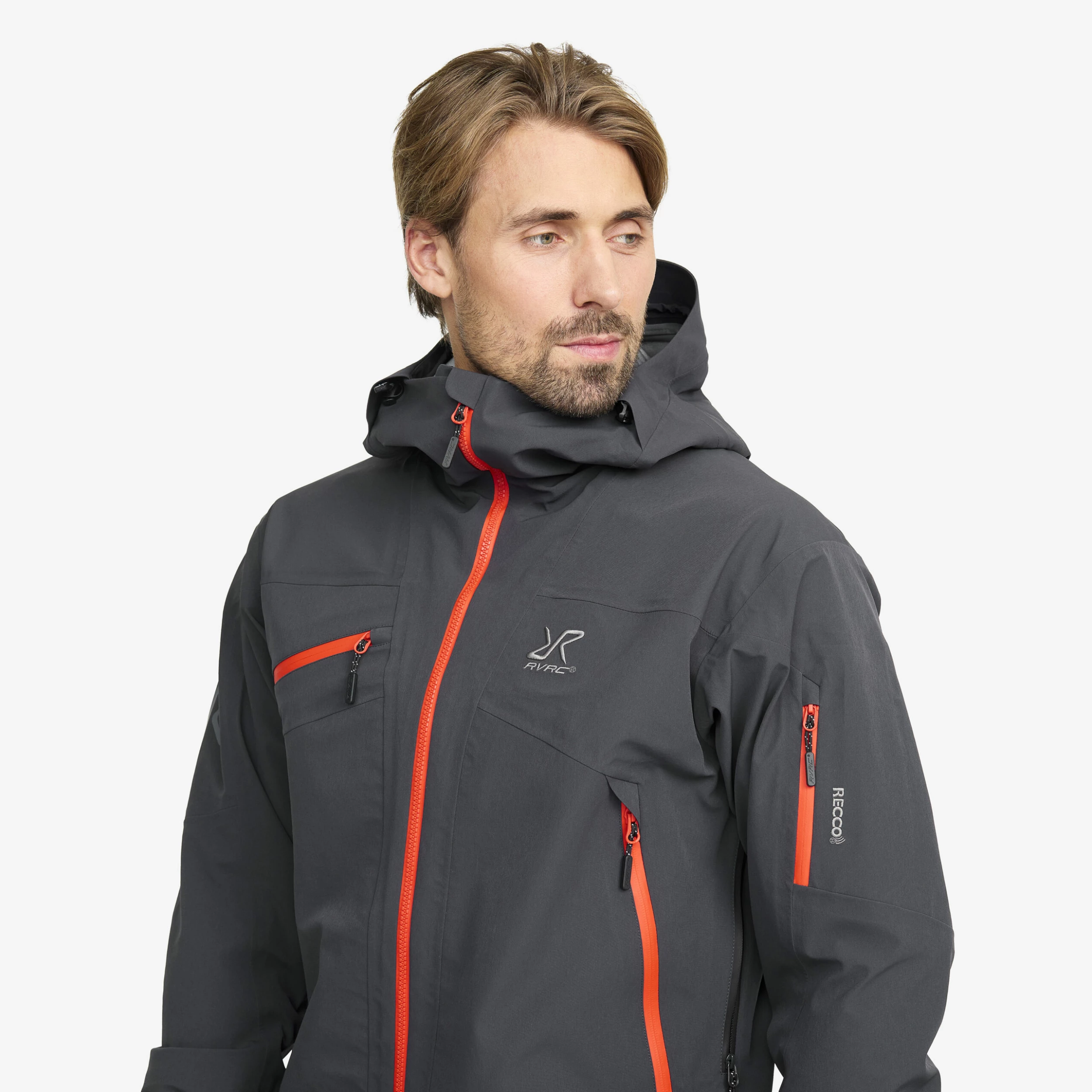 Atlas 3L Ski Jacket Men Anthracite - Image 4