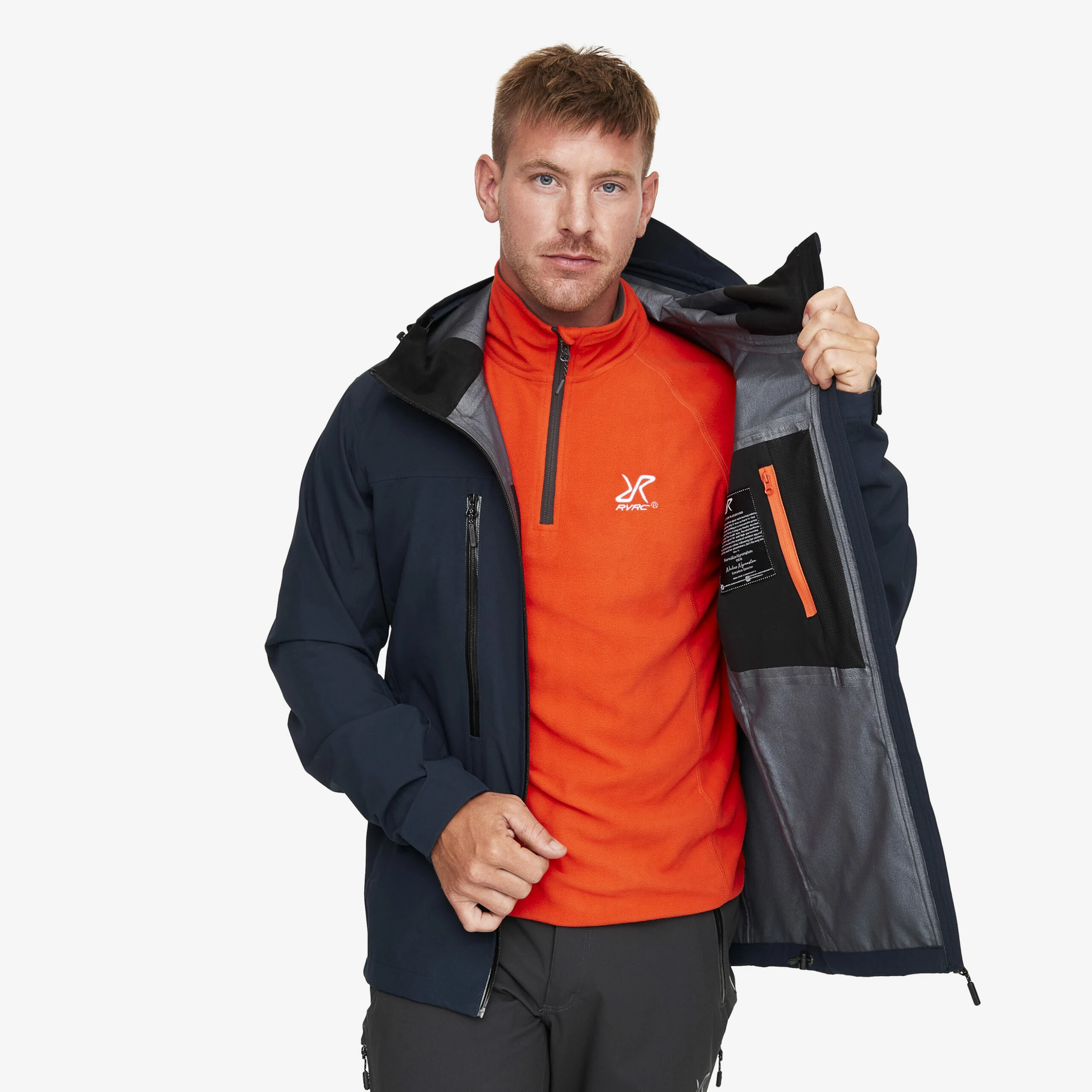 Whisper Jacket Men Navy - Image 9